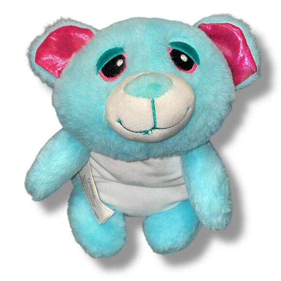 Cutetitos Cuddlitos Plush Bear Scented Heart Nursery Stuffed Animal Blue 10” - Picture 5 of 12